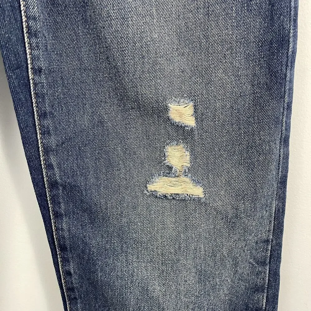 NWT Gap Teen Boys Size 12 Original Fit Jeans Blue‎ Straight Leg Distressed